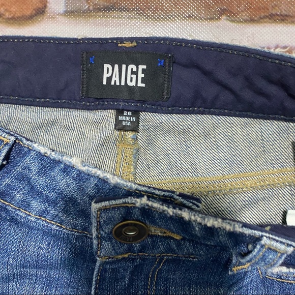 Paige Julia Mid  Rise Straight Jeans - Picture 4 of 7